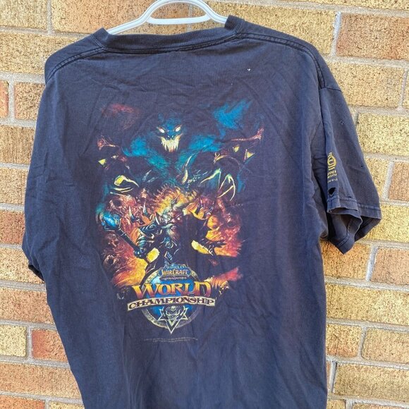 RARE World of Warcraft Championships Competitor T Shirt XL Black Blizzard - Picture 6 of 13